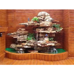 仿石假山設(shè)計(jì)制作_太原恒陽假山噴泉_大同仿石假山